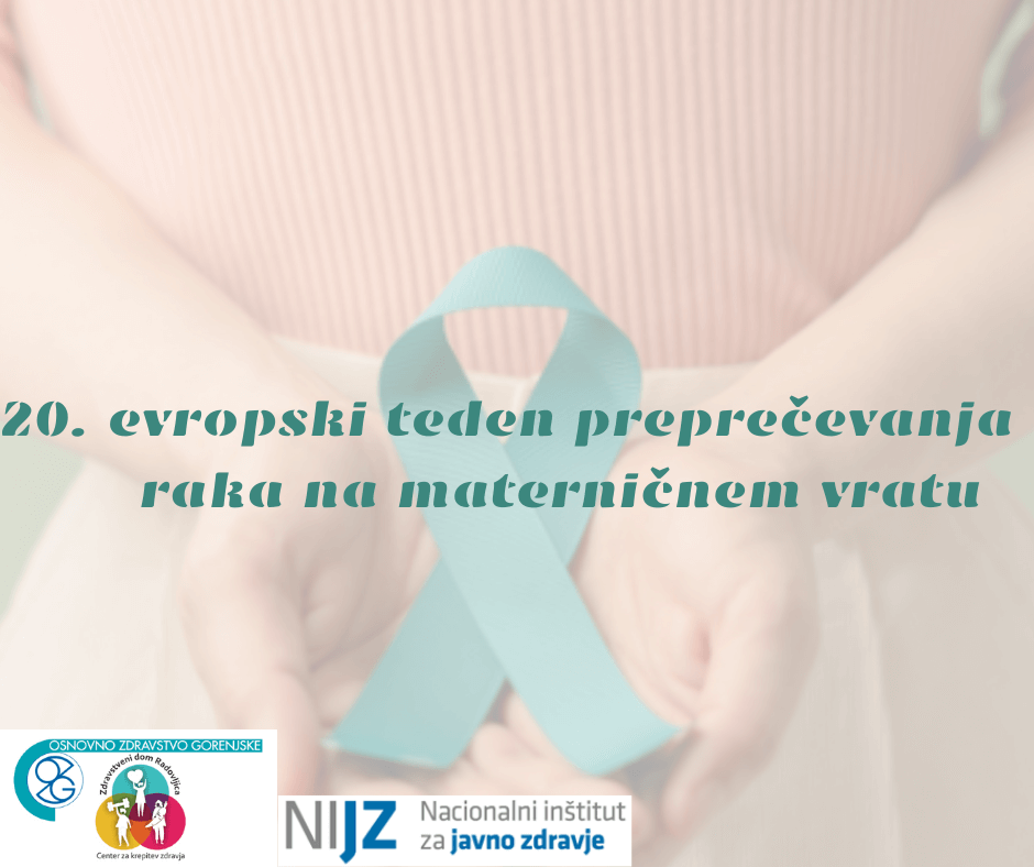slika, zelena pentlja, 20.evropski teden preprečevanja raka na materničnem vratu